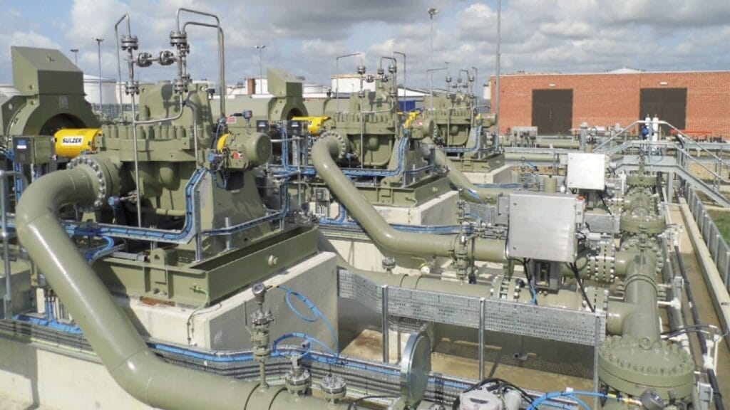 An oil and gas pipeline facility